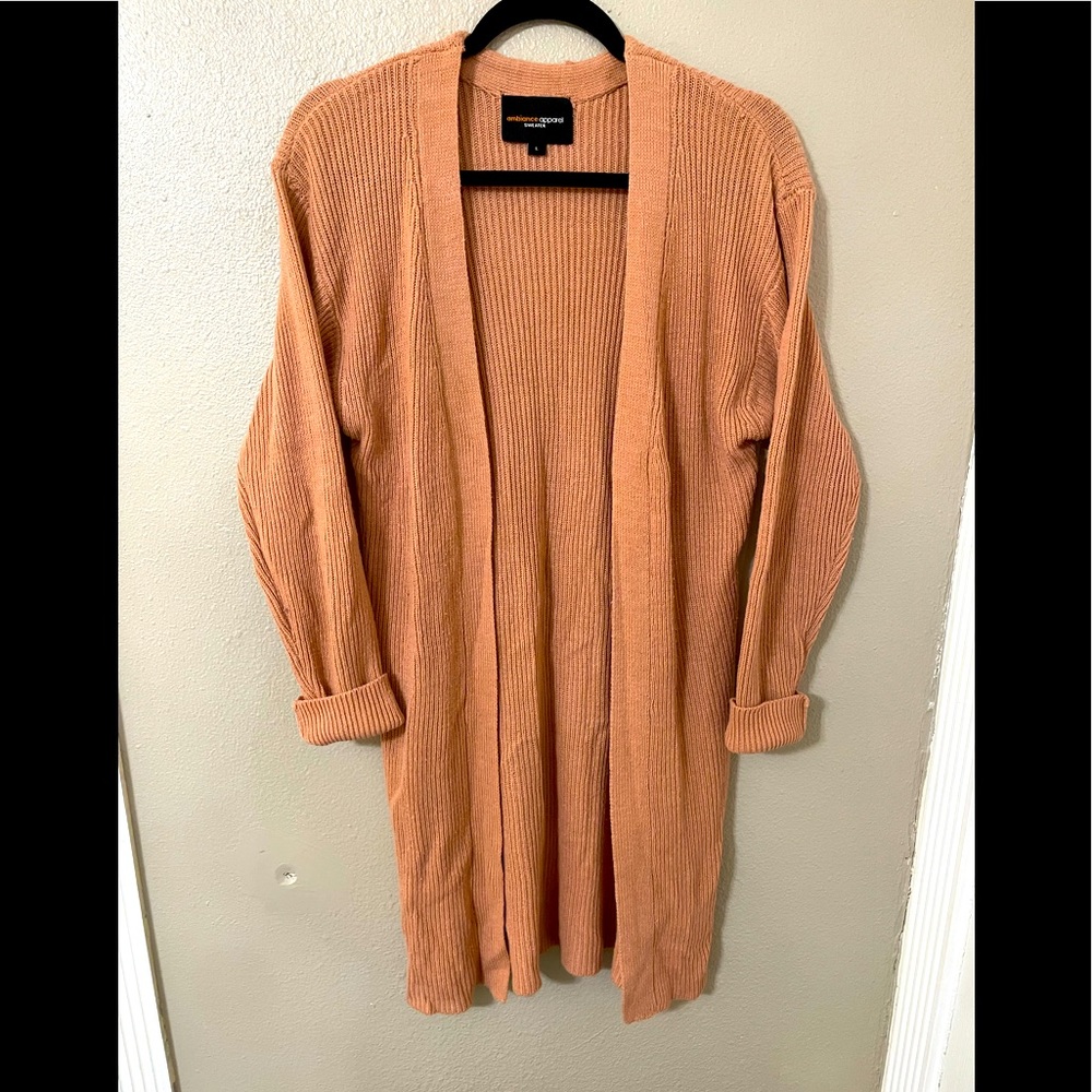 ambiance apparel pink sweater